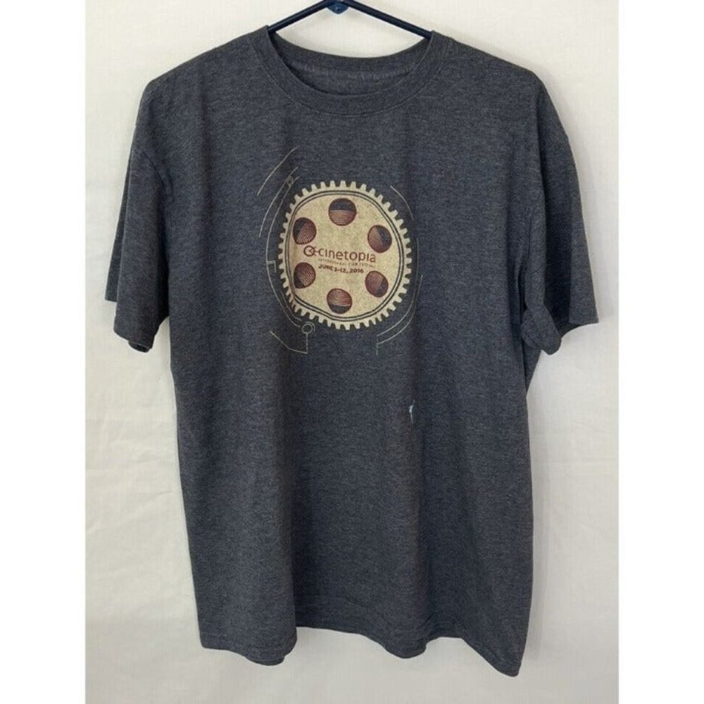 Cinetopia International Film Festival 2016 T Shirt Blue Graphic Shirt *No Tag*